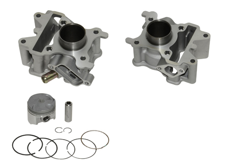 Cilinder DMP + zuiger LC A-kwaliteit 50cc 38mm neo's — geschikt voor Yamaha Aerox