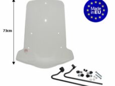 windscherm Regia met bevestigingsset (made in EU) hoog 73cm helder neo 4t