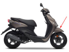 Origineel voorspatbord Yamaha Neo titanium bruin grijs 5C2F151100PN