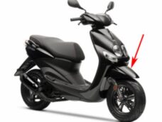 voorspatbord Yamaha origineel zwart midnight smx neo va2008 5c2f151100p4