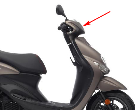 Stuurkap Yamaha origineel — geschikt voor Yamaha Titanium Bruin