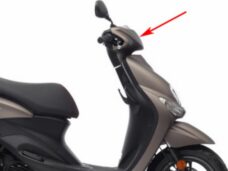 stuurkap Yamaha origineel titanium bruin/grijs neo va2008 5c3f614300p9