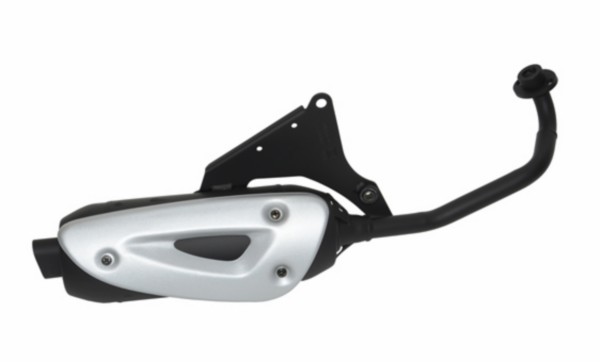 uitlaat tecno (made in EU) zwart aerox 4t