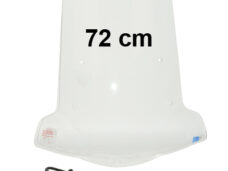Regia hög, klar vindruta 72 cm för Yamaha Neo 4T