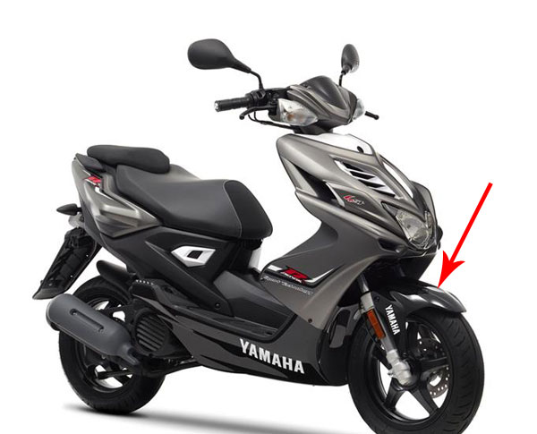 Voorspatbord Yamaha origineel — geschikt voor Yamaha Metalic Aerox