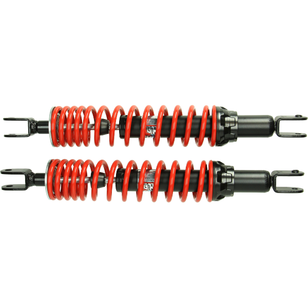 YSS Hybrid DTG schokbrekerset 415mm rood voor Yamaha Majesty 400