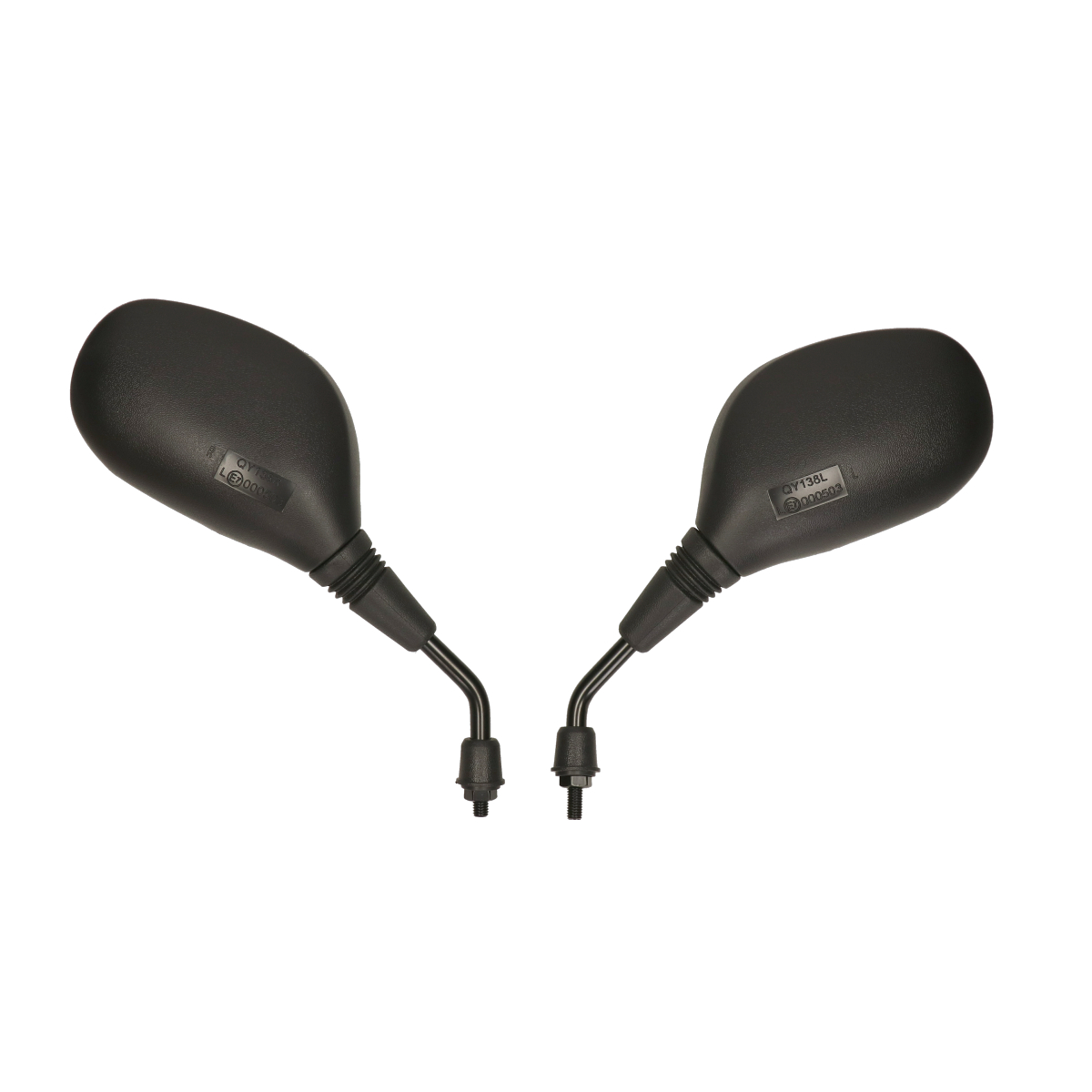 Spiegelset M8 Zwart Voor Yamaha Neo En Ovetto - Afbeelding 4