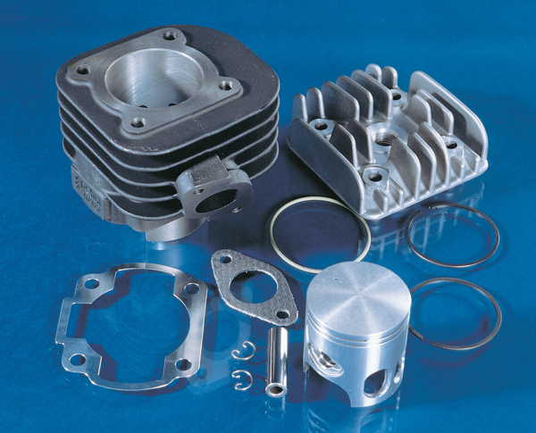 Cilinder Met Kop Polini 47mm Pen 10 Voor Yamaha Minarelli Horizontaal Ac