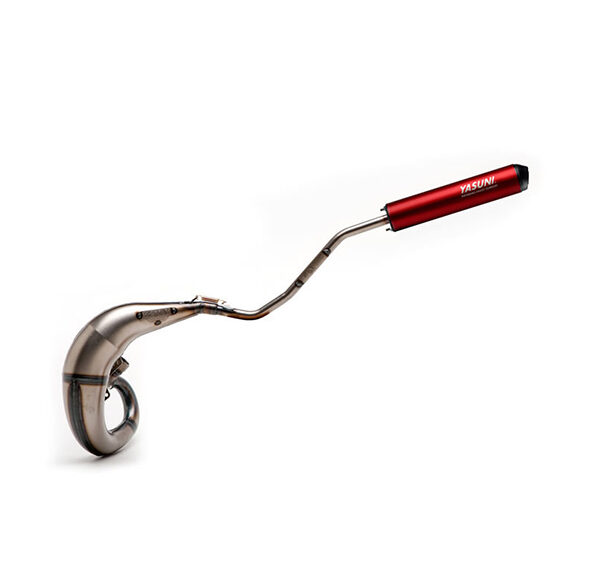 Uitlaat Yasuni MAX serie links/boven rood dt50r