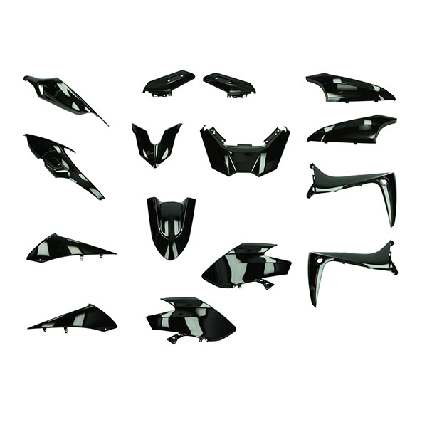 Plaatwerkset 15-delig zwart glans voor Yamaha T-Max 560 Euro-5
