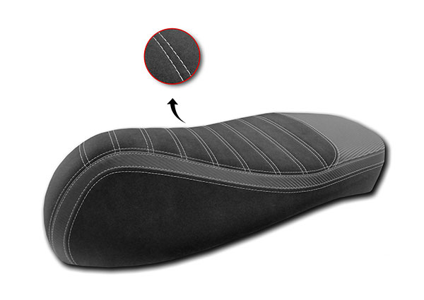 Buddydek Xtreme — geschikt voor Yamaha Alcantara Streep Sport 2017> X-max 125cc