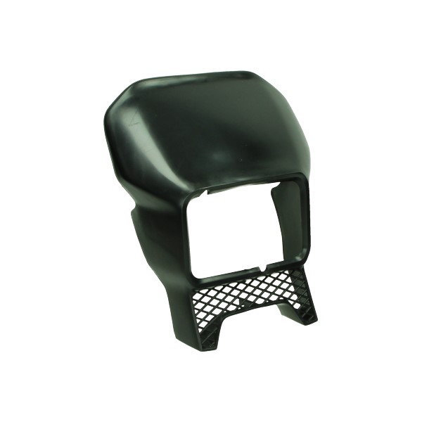 Zwarte koplampspoiler voor Yamaha DTR 125 enduro motor
