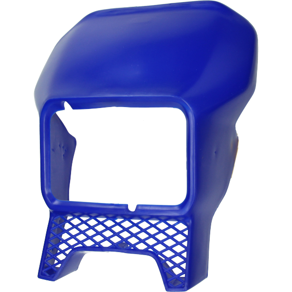 Blauwe koplampspoiler voor Yamaha DTR 125 kaplens