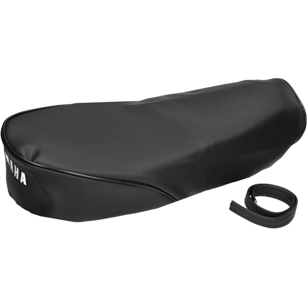 Zwarte enduro buddydek Xtreme voor Yamaha brommer scooter
