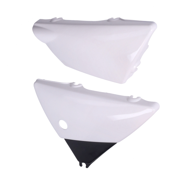 Witte zijschermset voor Yamaha DT-MX brommer