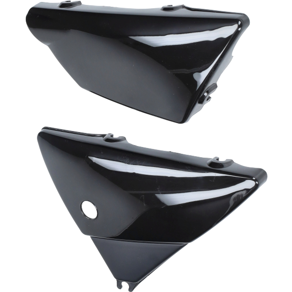 Zijschermset zwart voor Yamaha DT-MX brommer kapdeel