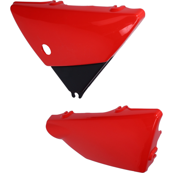 Zijschermset rood voor Yamaha DT-MX brommer
