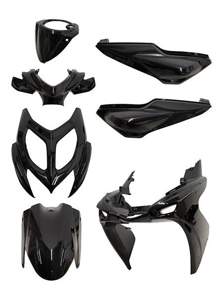 plaatwerkset glans zwart aerox 2013