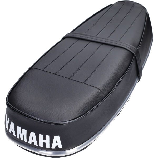 Verstelbare zwarte buddyseat voor Yamaha FS1 brommer