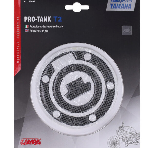 Sticker Lampa tankdop carbon — geschikt voor Yamaha