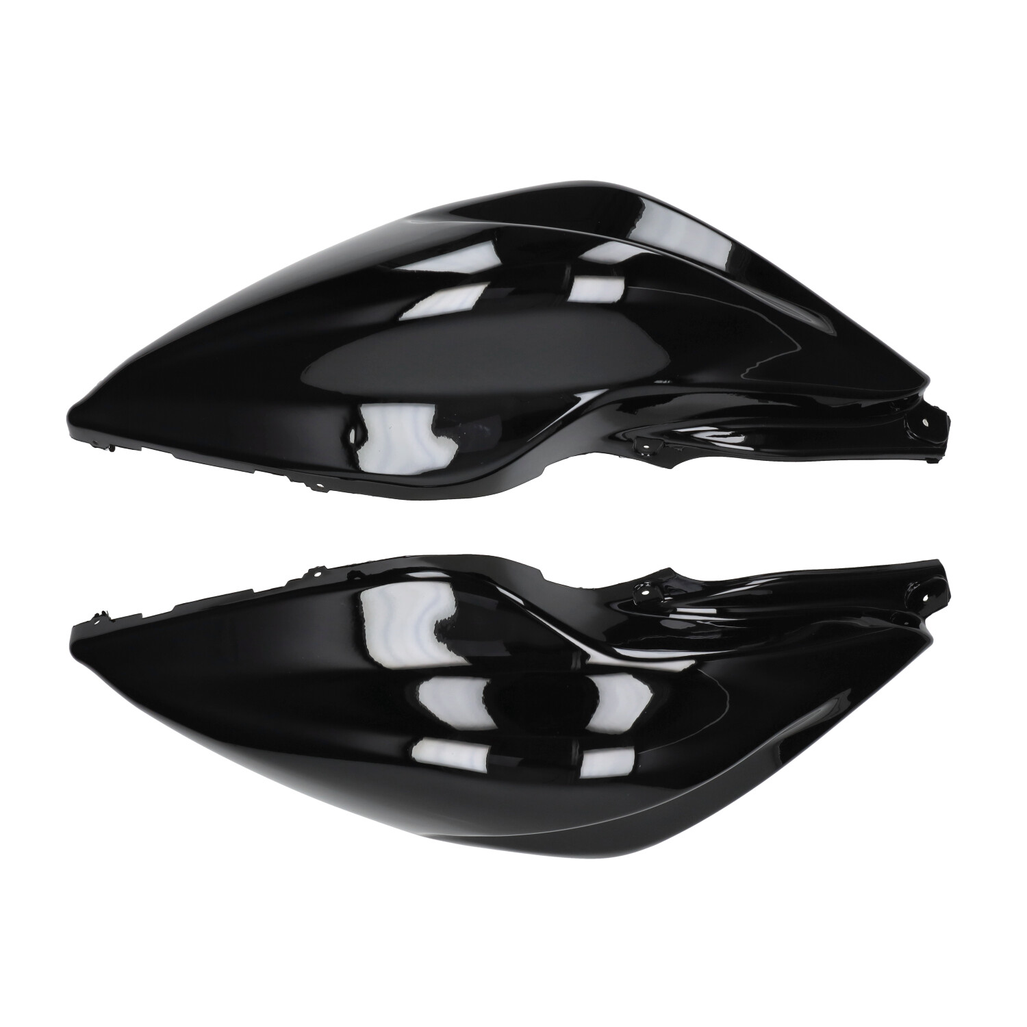Zijschermset Voor Yamaha Aerox 1998-2012 Glans Zwart - Afbeelding 2