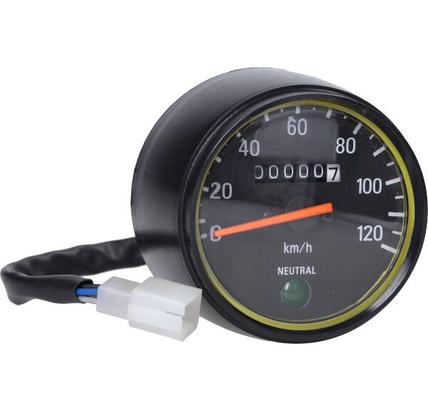 km tellerklok origineel model 120km/u yamaha zwart fs1