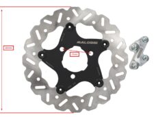 Malossi remschijf 250mm 3-gaats met Whoop disc adapter voor Yamaha Aerox 50
