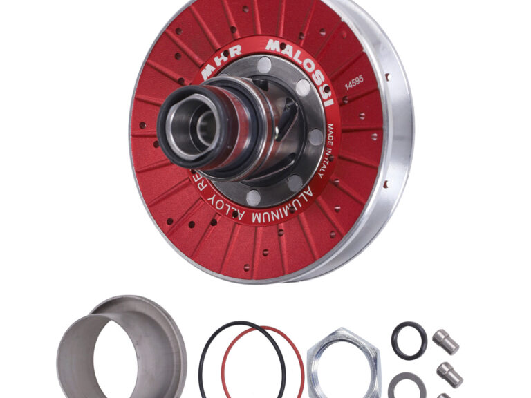 Koppeling poelieset Malossi mhr aluminium lang blok 128mm minarelli hor+vert — geschikt voor Aprilia
