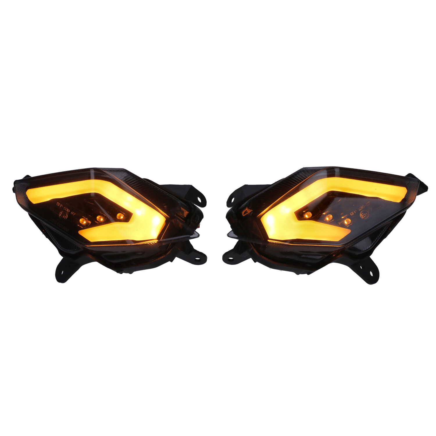 Knipperlichtset Achter Smoke Voor Yamaha T-max 530 2012-2016 - Afbeelding 2