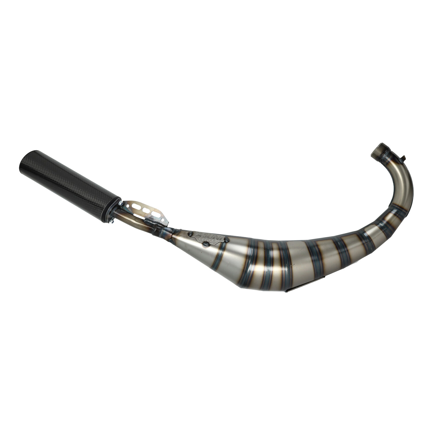 Yasuni R3 Carrera Carbon uitlaat TUB809TC voor Beta RR50 en Derbi Minarelli