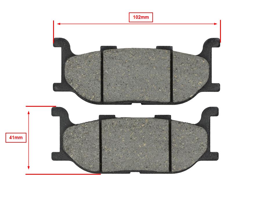 Remblokset Polini Voor Yamaha T-max 500 En Majesty 400 - Afbeelding 4