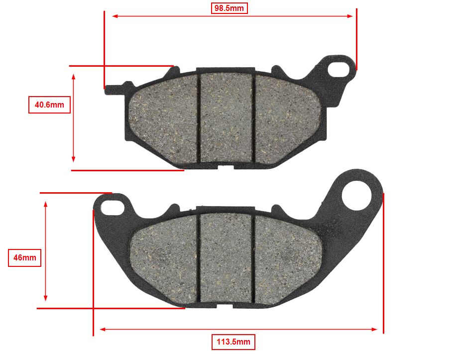 Remblokset Polini Euro-4/5 Voor Yamaha X-max 125/300 En Tech Max - Afbeelding 4