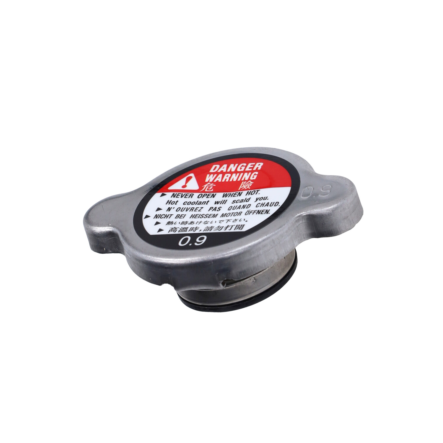 Radiateurdop 0.9 bar chroomgrijs voor Rieju Yamaha MBK Beta 50cc
