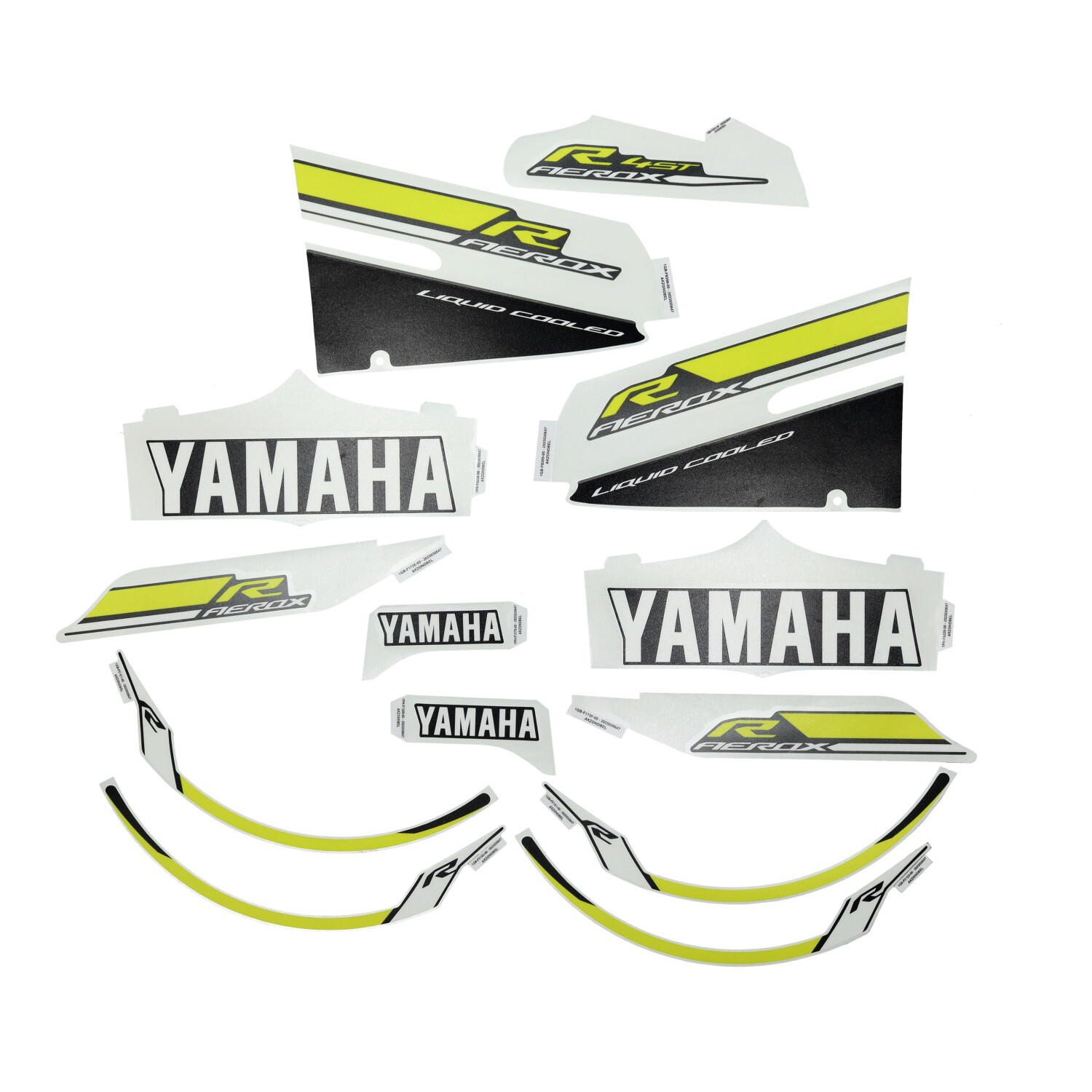 Originele Yamaha stickerset Aerox 4T OEM 1GBF17AA1000