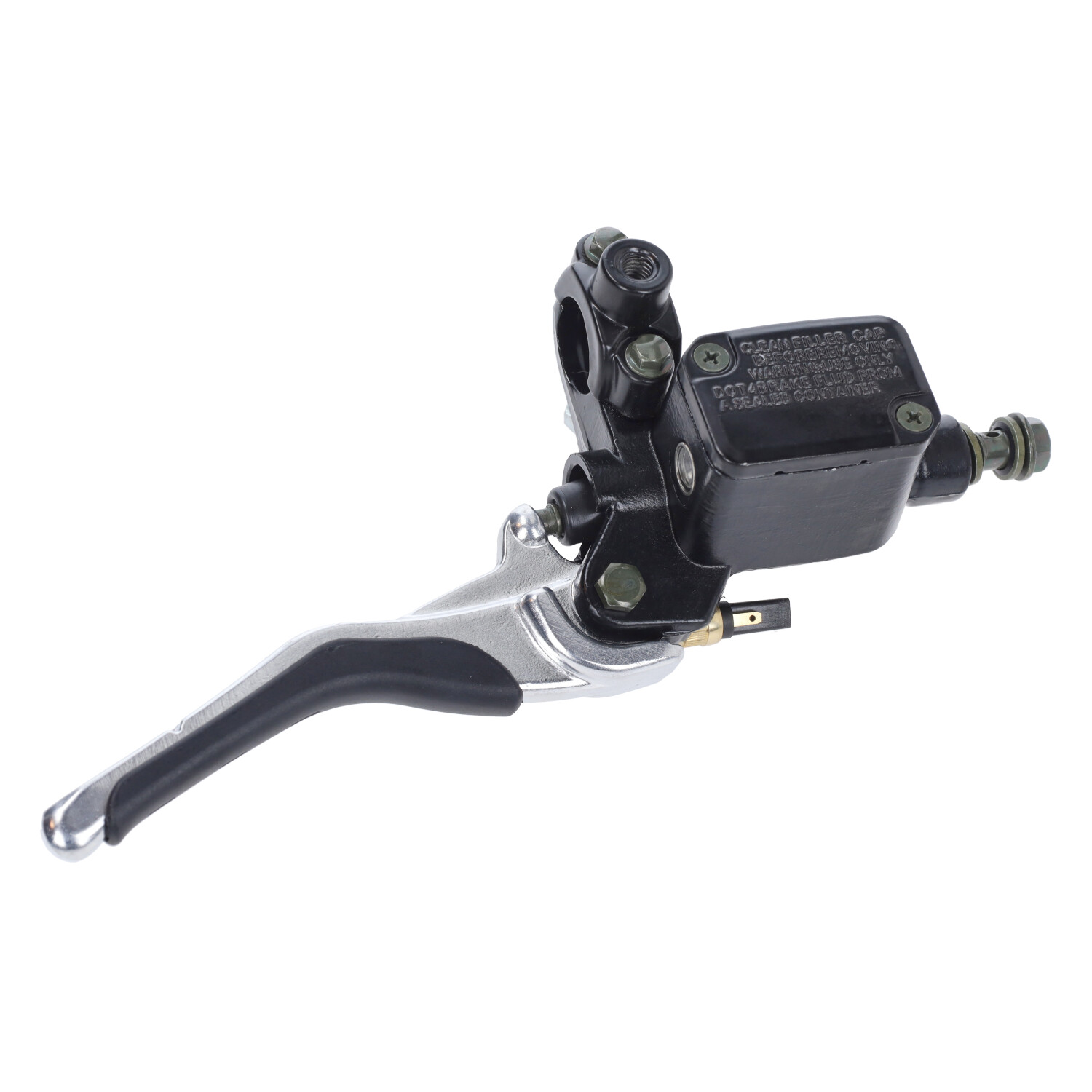 DMP remhendel rechts aluminium compleet MBK Nitro Yamaha Aerox