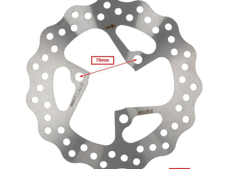 Remschijf Polini Wave 3-gaats Achter 202mm Minarelli Hor 175.0017