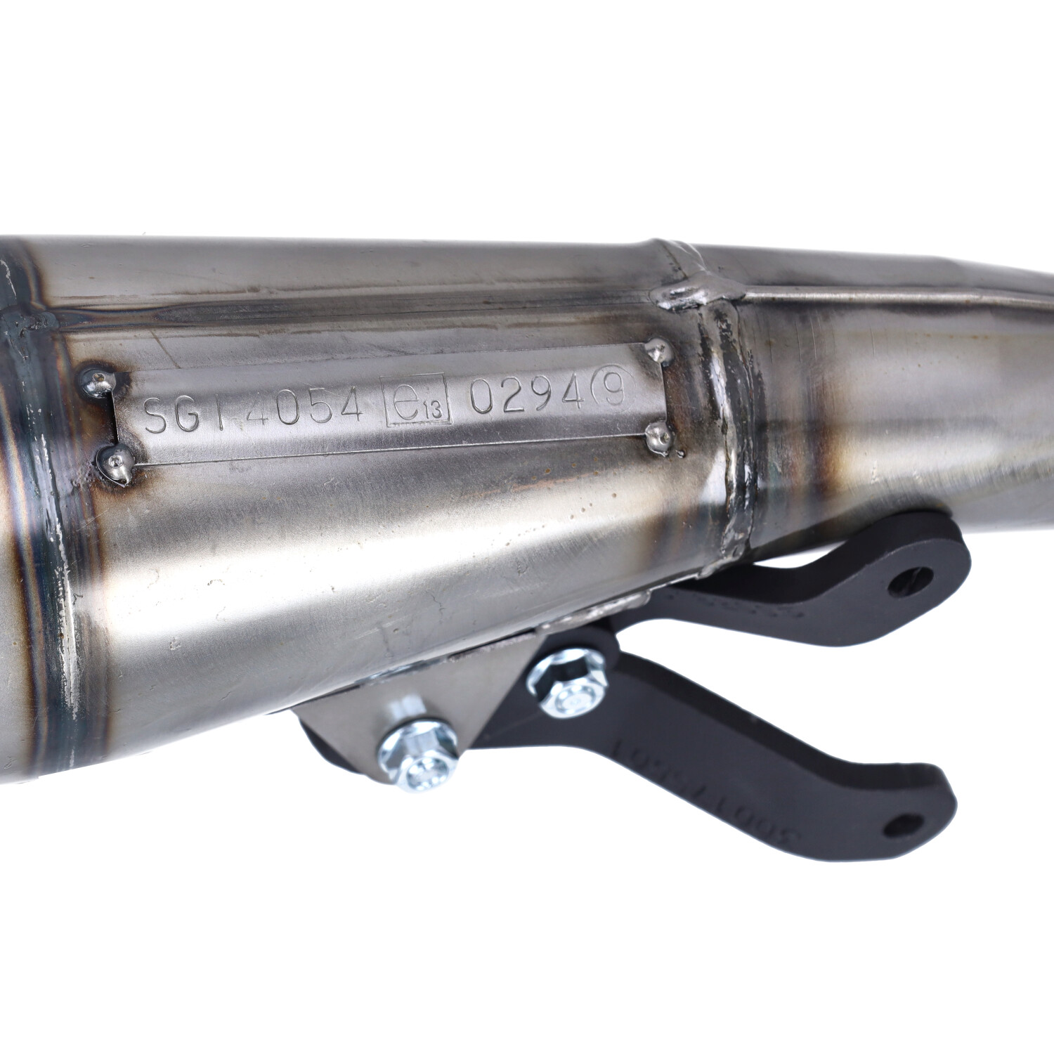 Leovince Hand Made Tt Uitlaat Zwart Voor Yamaha Minarelli Horizontaal - Afbeelding 3
