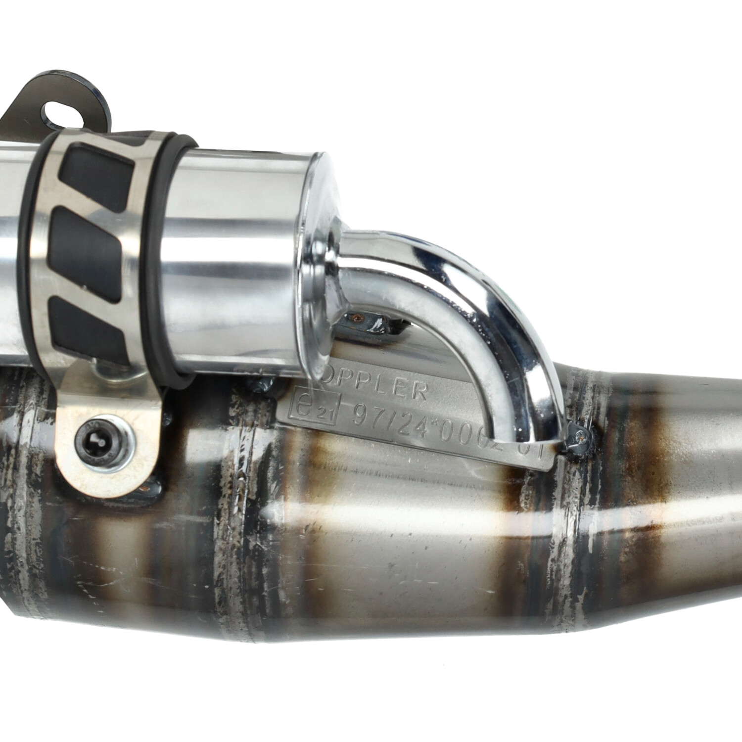 Uitlaat Doppler Blank Aluminium Voor Yamaha Bw's / Mbk Booster 2004-2019 - Afbeelding 4
