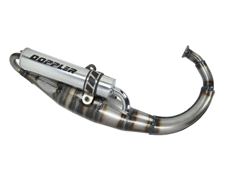Uitlaat Doppler 2004 t/m 2019 blank aluminium — geschikt voor Yamaha