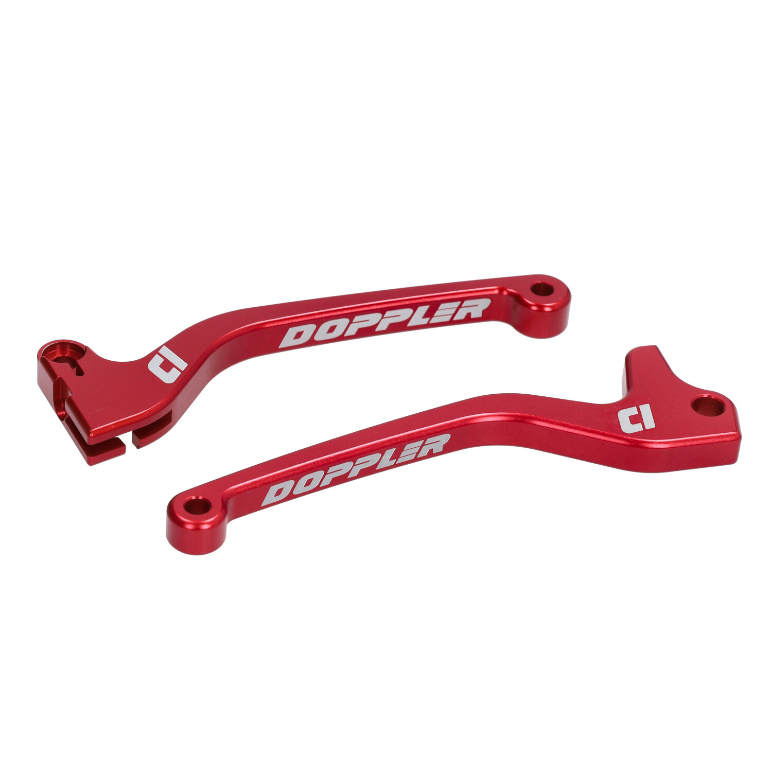 Doppler CNC greepset rood rem en koppeling Yamaha BWS MBK Booster