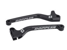 Doppler CNC greepset rem koppeling zwart voor Yamaha BW's MBK Booster