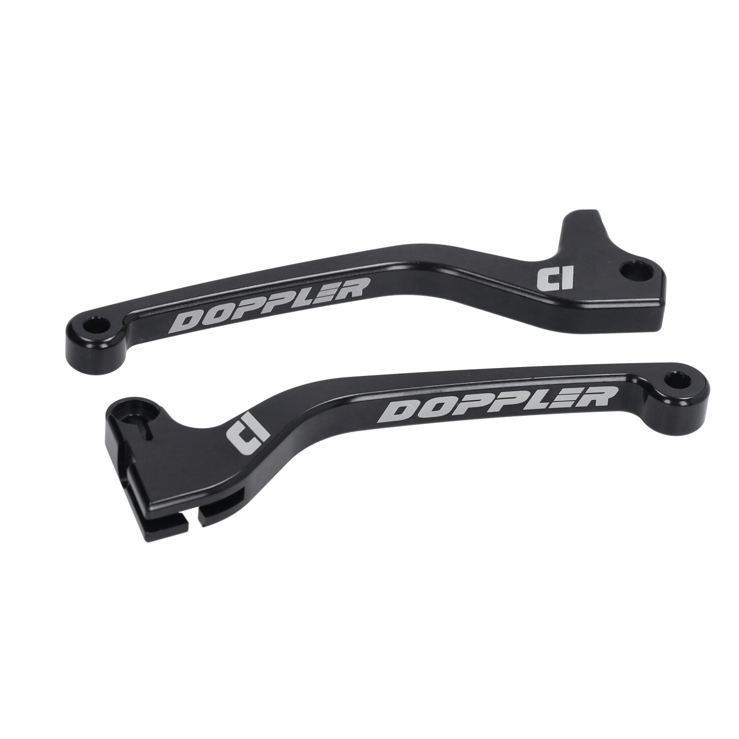 Doppler CNC greepset rem koppeling zwart voor Yamaha BW's MBK Booster
