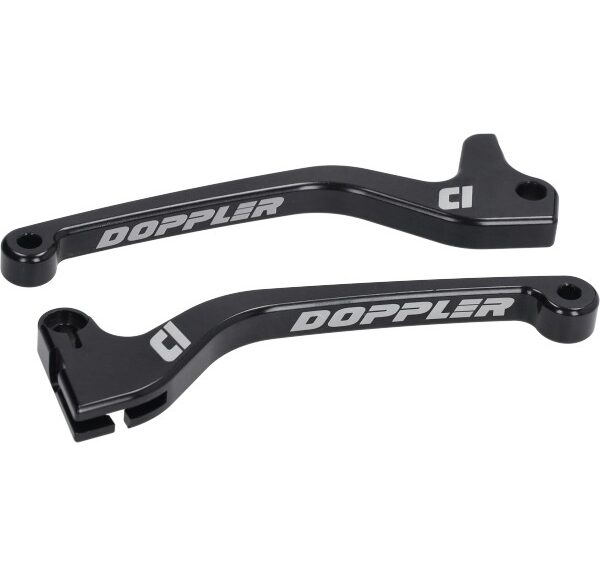 greepset Doppler rem + koppeling cnc zwart yamaha