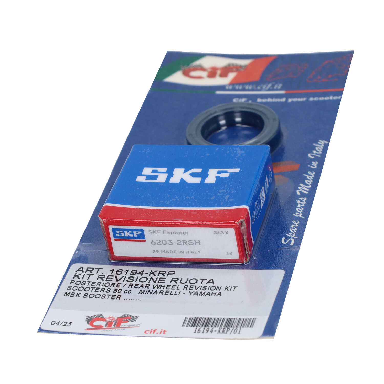 Revisieset Achteras Cif Voor Minarelli 2-takt 50cc - Afbeelding 3