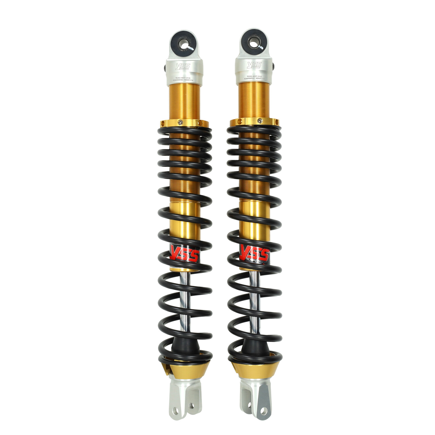 YSS Eco Line 405mm hydraulische achterschokbrekerset Yamaha X-Max 400