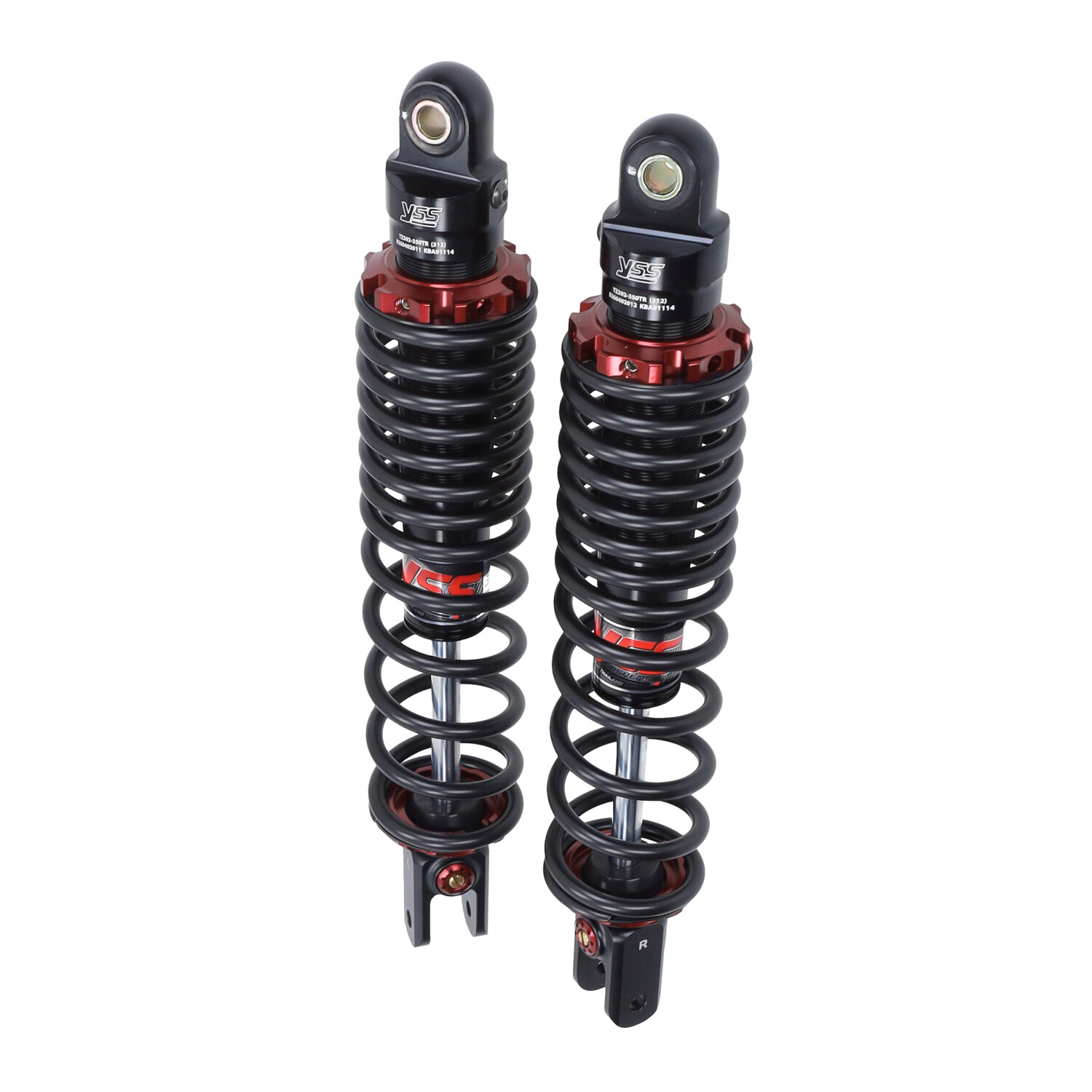 Schokbrekerset Yss Z-sport Black Series Achter Voor Yamaha X-max 300 2017 - Afbeelding 4