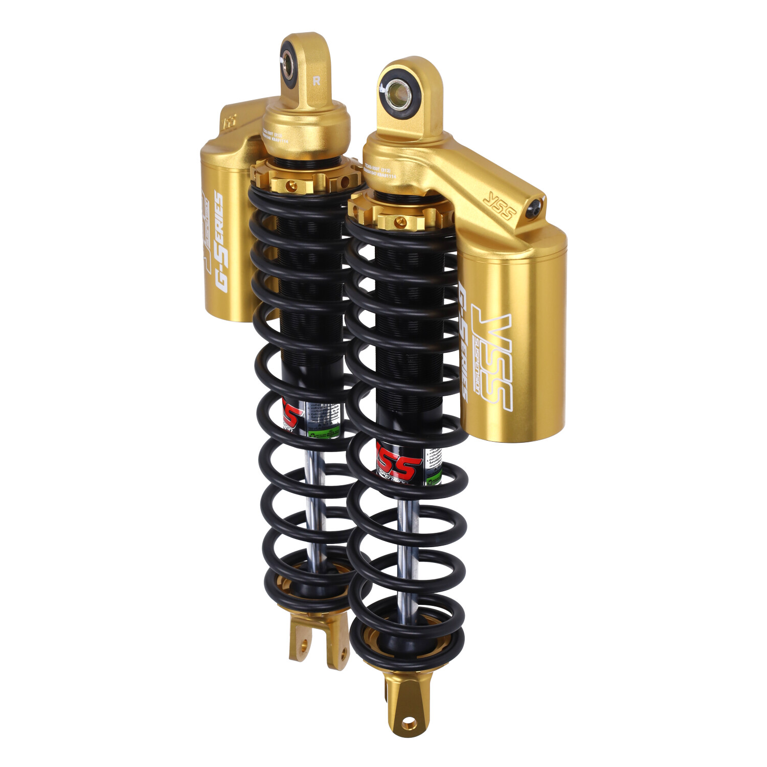 Schokbrekerset Yss G-gold Edition Achter 350mm Voor Yamaha X-max 250 / X-max 300 - Afbeelding 5