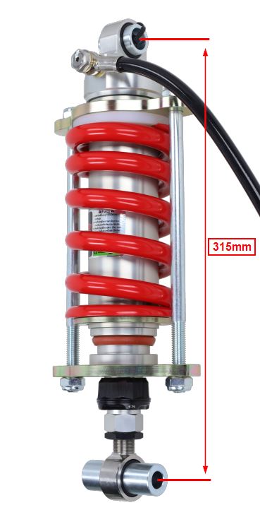 Schokbreker Yss G-top Achter Hydraulisch Voor Yamaha T-max 530 315mm - Afbeelding 3