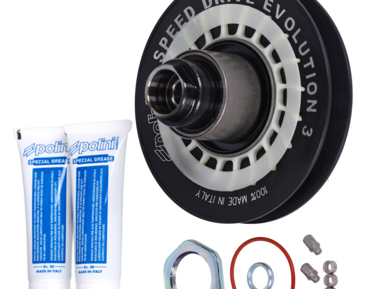Polini EVO-3 koppeling poelieset 128mm Minarelli horizontaal motorblok