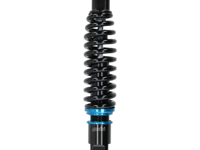Polini schokbreker 273mm zwart Minarelli horizontaal verticaal